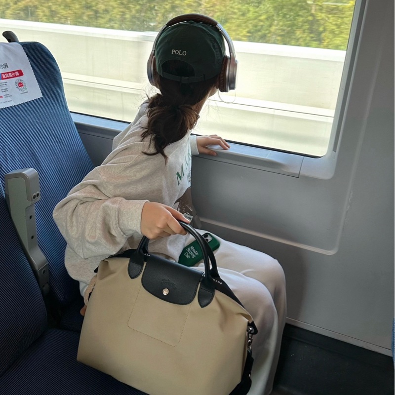 Longchamp Le Pliage Energy #L 帆布 大號 長柄 手提/單肩包-3