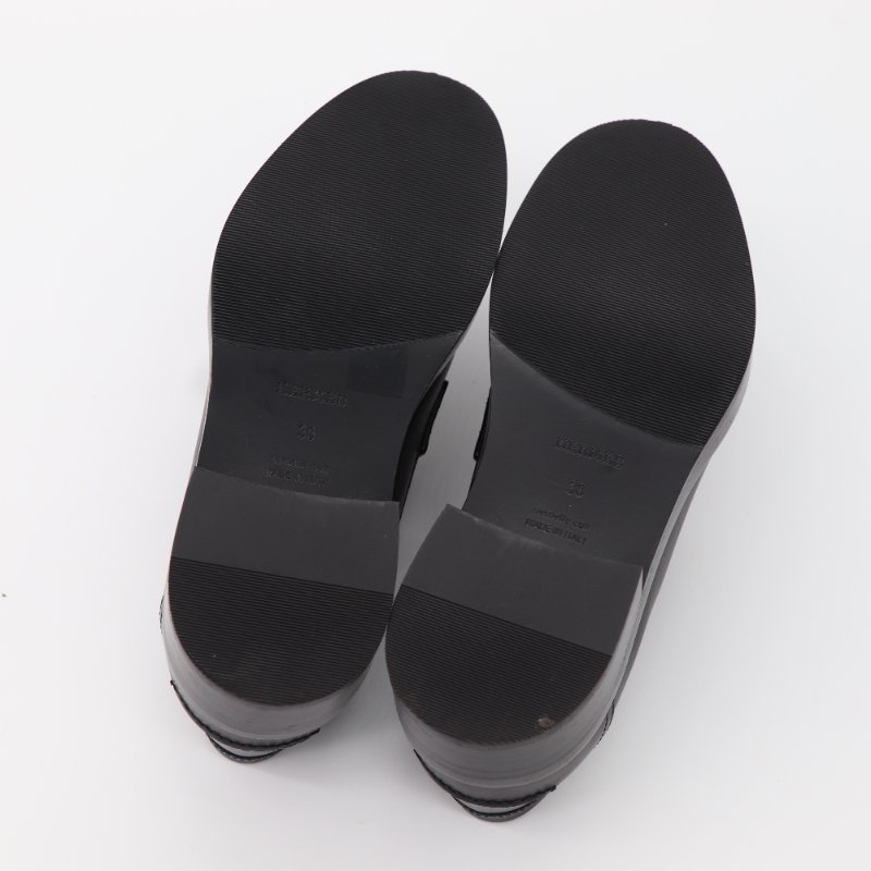 Hermès 愛馬仕 Mocassins Hot Loafers 凱莉扣 黑色 小牛皮 樂福鞋 皮鞋-4