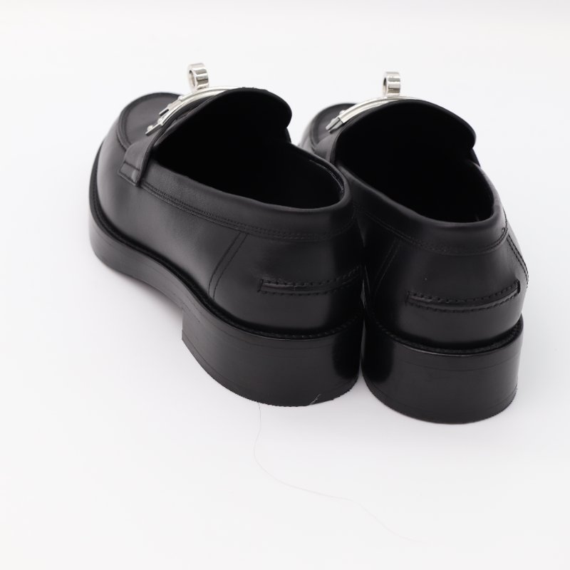 Hermès 愛馬仕 Mocassins Hot Loafers 凱莉扣 黑色 小牛皮 樂福鞋 皮鞋-6