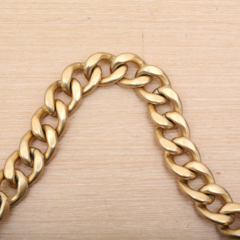 CHANEL 19BAG口蓋包Maxi36藍色羊皮30開金銀扣肩背包-2