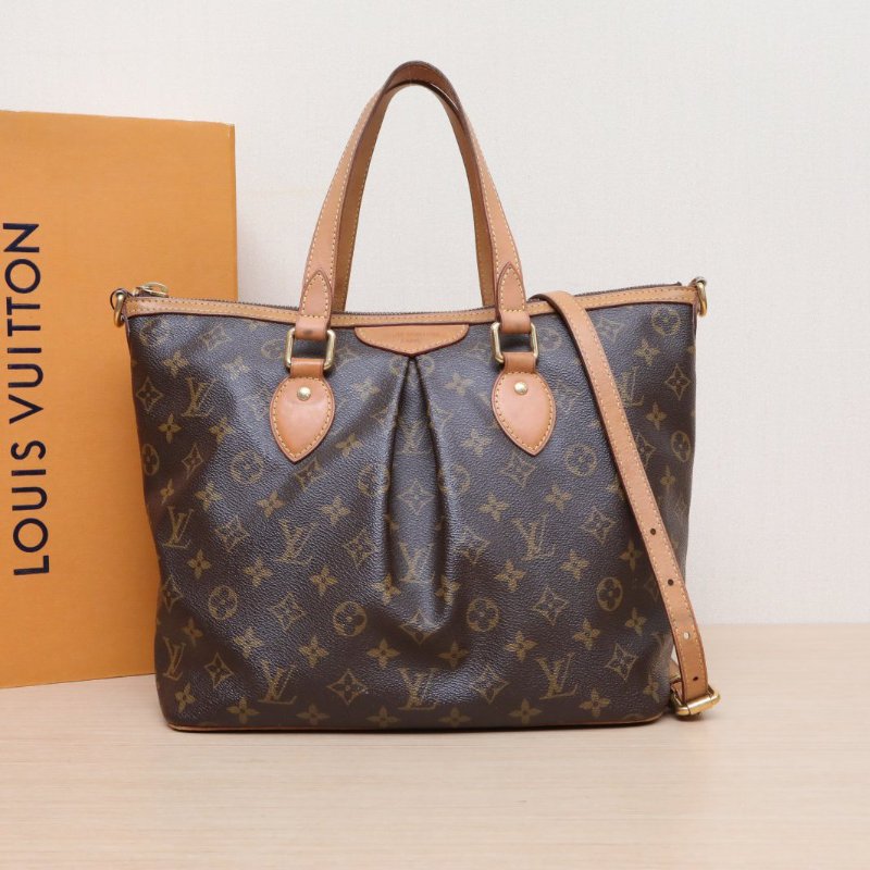 LOUIS VUITTON Palermo帕拉蒙小號29老花PVC2012肩背包-0