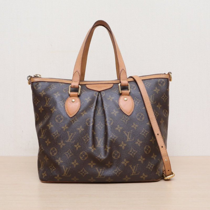 LOUIS VUITTON Palermo帕拉蒙小號29老花PVC2012肩背包-1