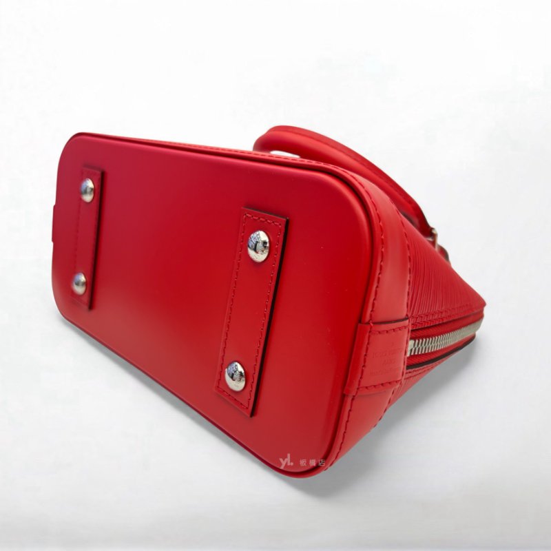 LV 紅色Epi Alma BB手提斜背包M41160-7