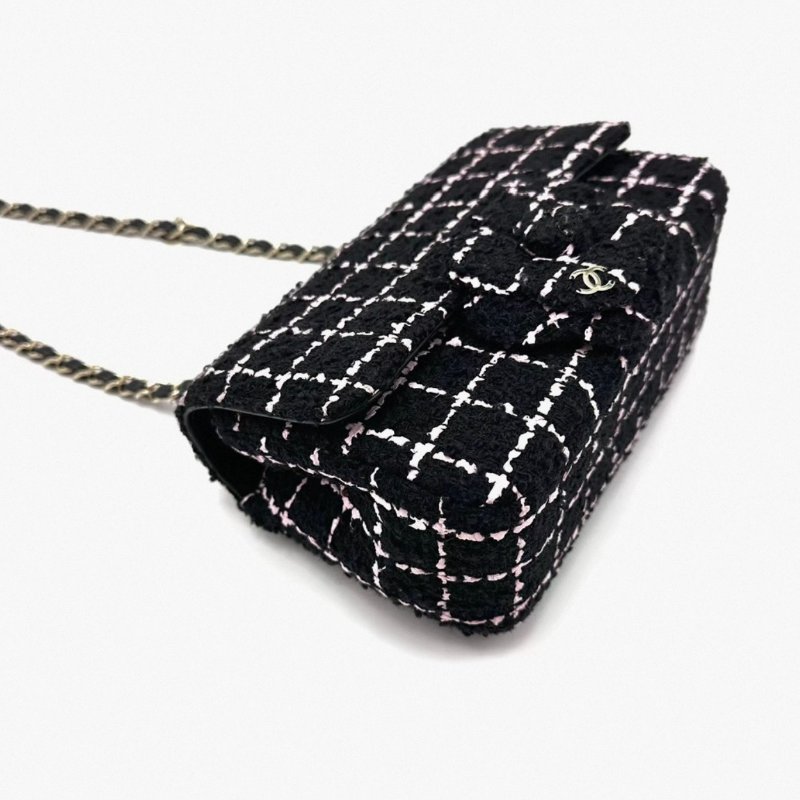 CHANEL山茶花大mini肩背斜背包 19*12*7 全新閒置配件盒子塵袋-1