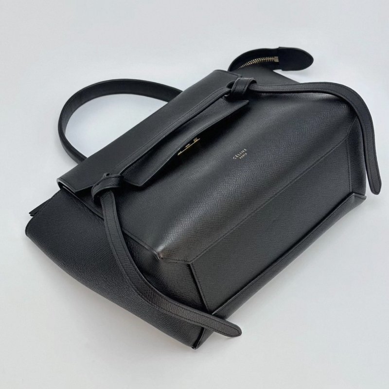 CELINE 黑金Belt鯰魚包 24*20*13 98新配件塵袋-5