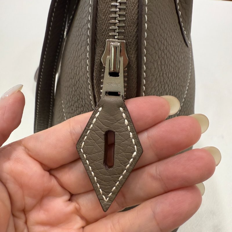 HERMES - 18大象灰銀釦TC bolide 31cm-13