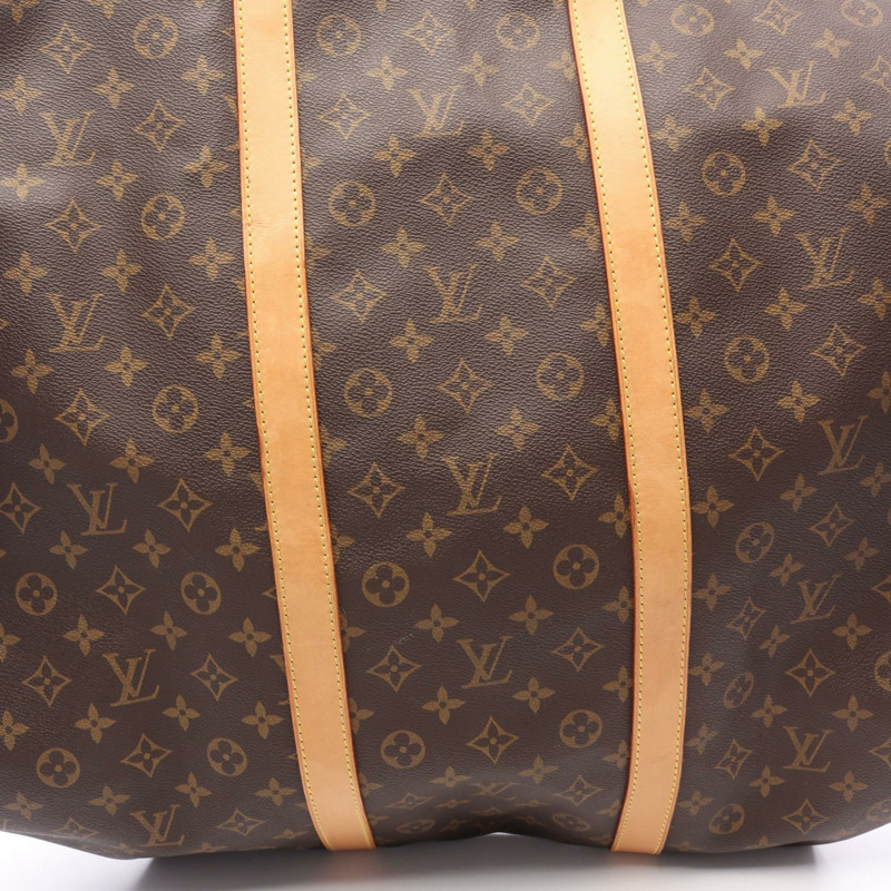 路易威登 Keepall 60 旅行手提包 M41422 Monogram 皮革 棕色 二手 LV-6