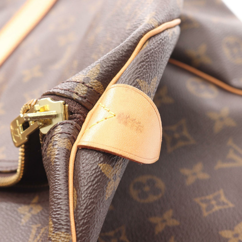 路易威登 Keepall 60 旅行手提包 M41422 Monogram 皮革 棕色 二手 LV-9