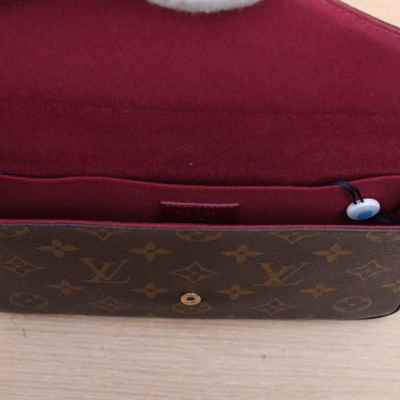 LOUIS VUITTON POCHETTEFELICIE三合一鏈條包老花PVC2018肩背包-2