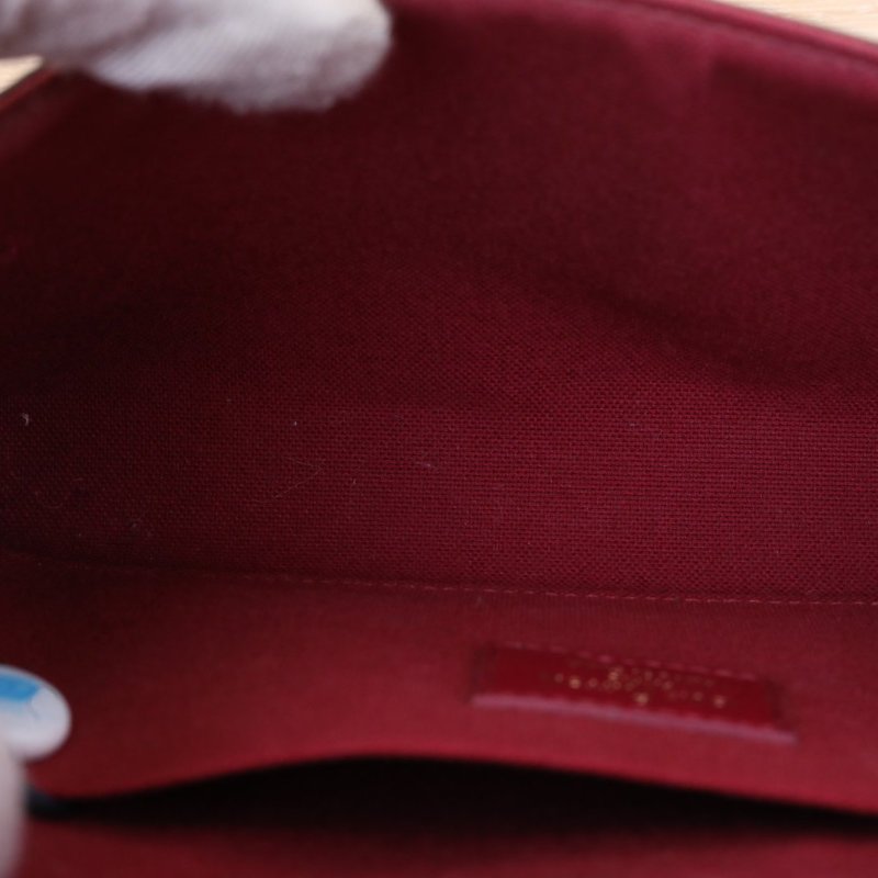 LOUIS VUITTON POCHETTEFELICIE三合一鏈條包老花PVC2018肩背包-3