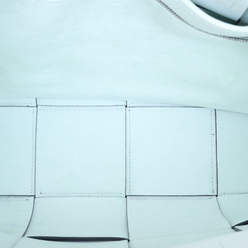 BOTTEGA VENETA 深灰色牛皮ArcoTote編織手提單肩包32肩背包-3