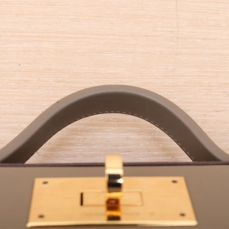 HERMES 2424Mini2118大象灰EC皮/Swift皮W刻金扣大象灰金扣18大象灰EC皮/Swift皮B刻金扣肩背包-2