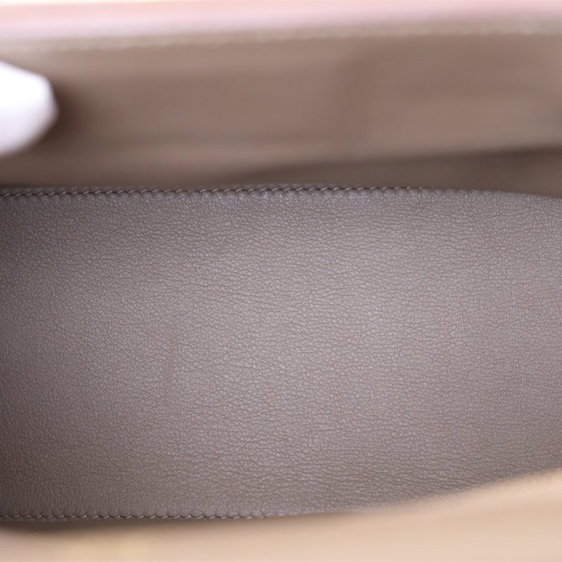 HERMES 2424Mini2118大象灰EC皮/Swift皮W刻金扣大象灰金扣18大象灰EC皮/Swift皮B刻金扣肩背包-3