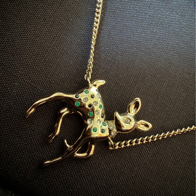 Chanel香奈兒25聖誕限定VIC禮盒小鹿項鍊-3