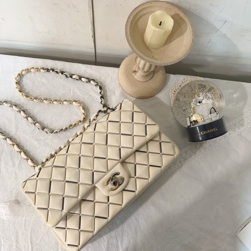 ෆ Chanel 漸變色金銀鴛鴦扣CF🤍原價40萬高訂款-6