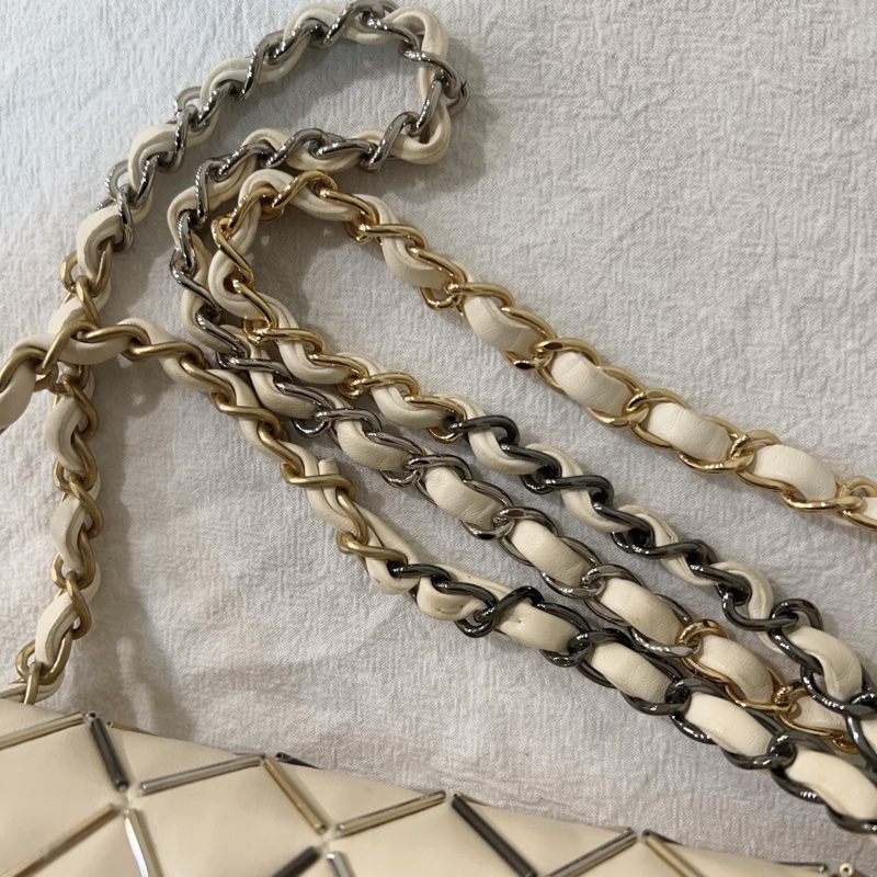 ෆ Chanel 漸變色金銀鴛鴦扣CF🤍原價40萬高訂款-8