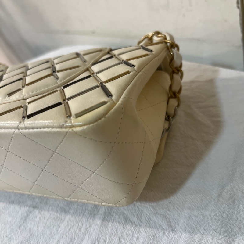 ෆ Chanel 漸變色金銀鴛鴦扣CF🤍原價40萬高訂款-18