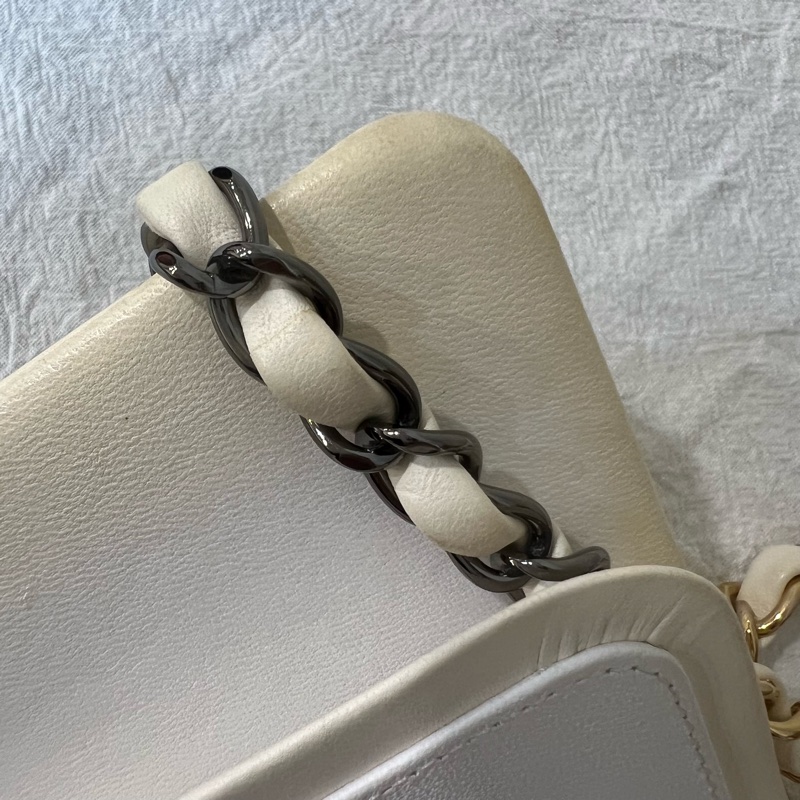 ෆ Chanel 漸變色金銀鴛鴦扣CF🤍原價40萬高訂款-23