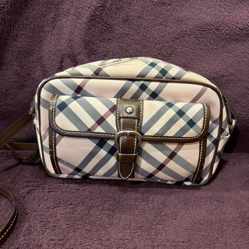 BURBERRY Nova 格紋相機包-5