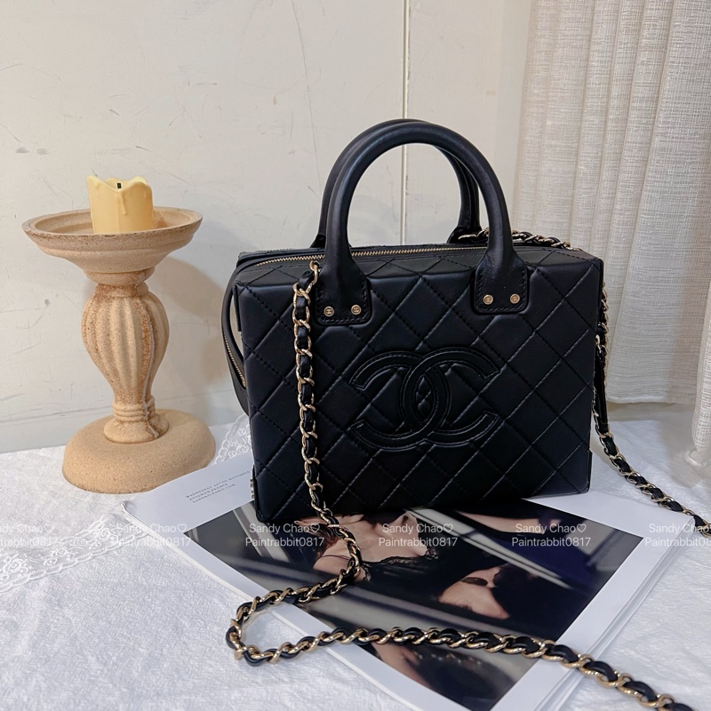 ෆ Chanel 22k手提盒子包✨專櫃18萬-7