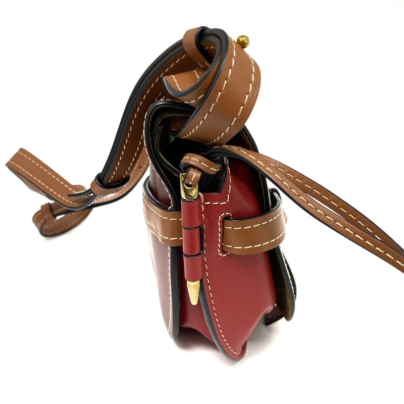 ☆ Loewe 羅意威 Red Calfskin Gate Shoulder Bag 紅色小牛皮肩背袋 - 257023066-4