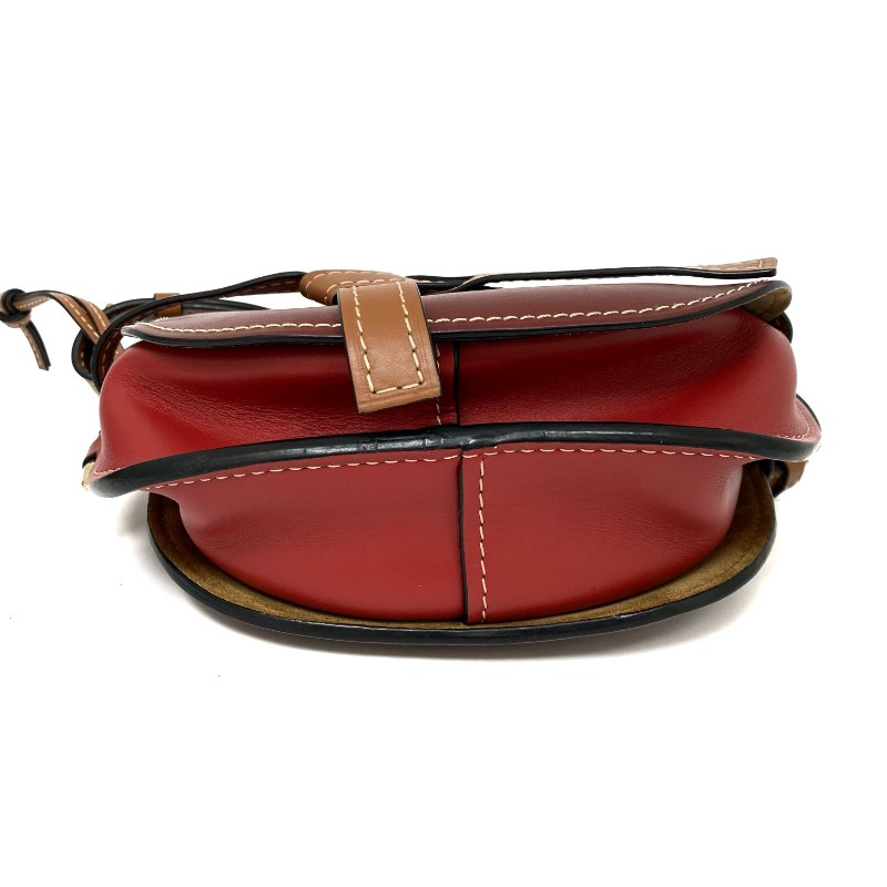 ☆ Loewe 羅意威 Red Calfskin Gate Shoulder Bag 紅色小牛皮肩背袋 - 257023066-5