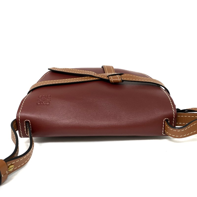 ☆ Loewe 羅意威 Red Calfskin Gate Shoulder Bag 紅色小牛皮肩背袋 - 257023066-6