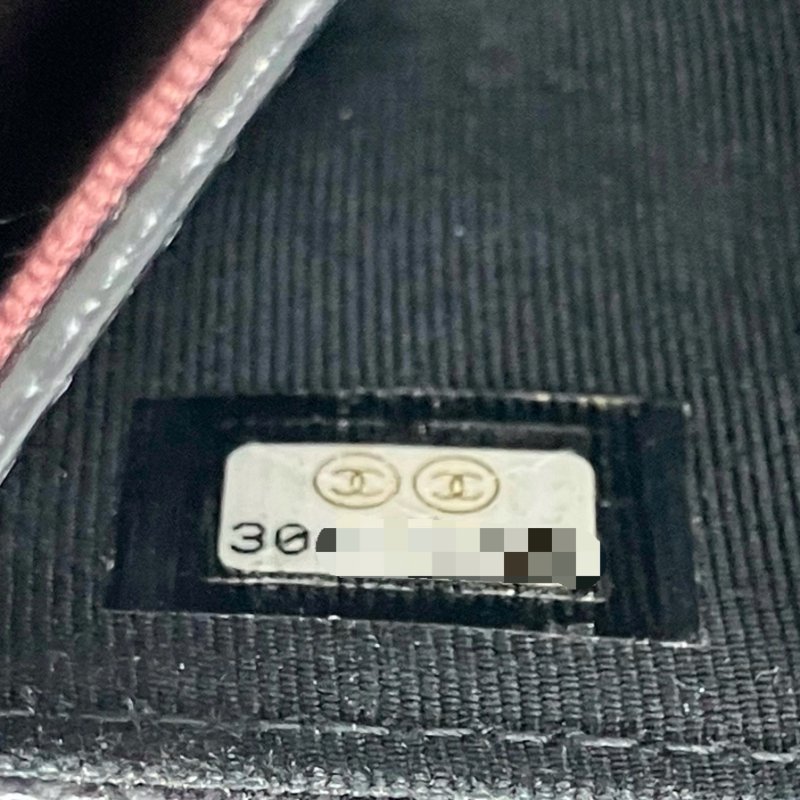 ☆ Chanel 香奈兒 Black Caviar Skin Card Case No.30 黑色粒紋小牛皮卡包No.30 - 257022874-20