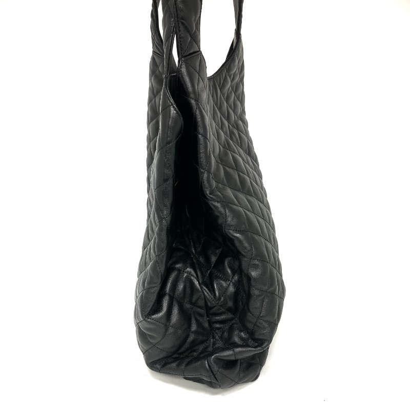 △ Saint Laurent 聖羅蘭 Agal Black Calfskin Shoulder Bag 黑色小牛皮肩背袋 -257024470-2