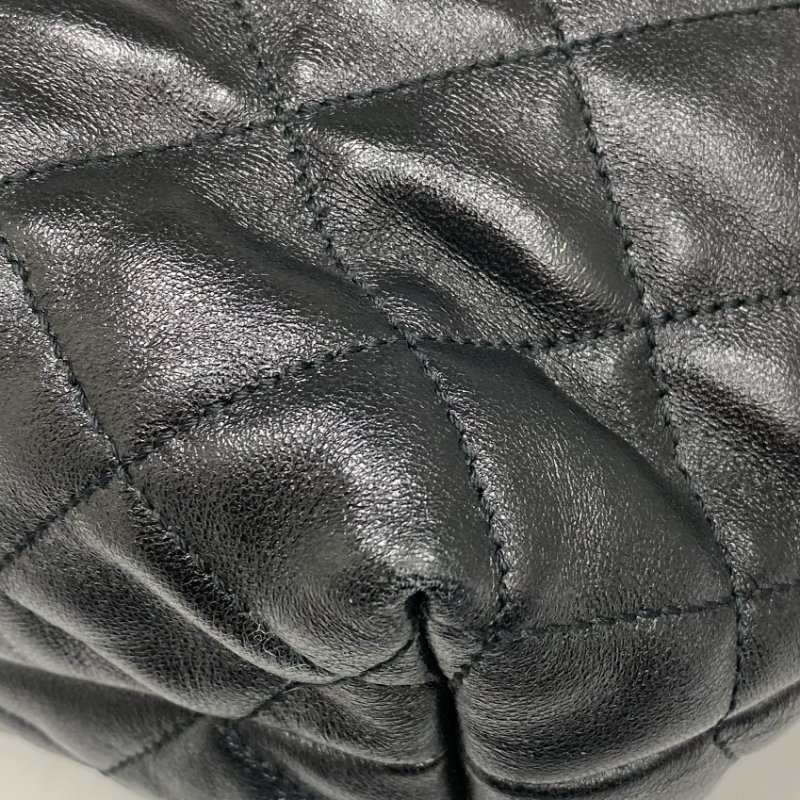 △ Saint Laurent 聖羅蘭 Agal Black Calfskin Shoulder Bag 黑色小牛皮肩背袋 -257024470-9