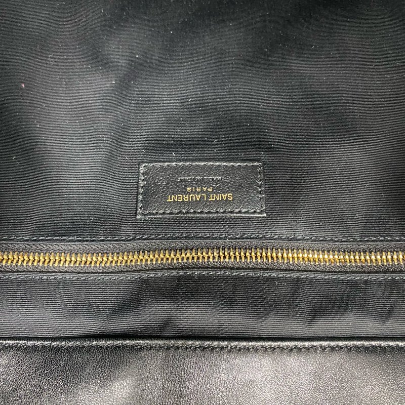 △ Saint Laurent 聖羅蘭 Agal Black Calfskin Shoulder Bag 黑色小牛皮肩背袋 -257024470-15