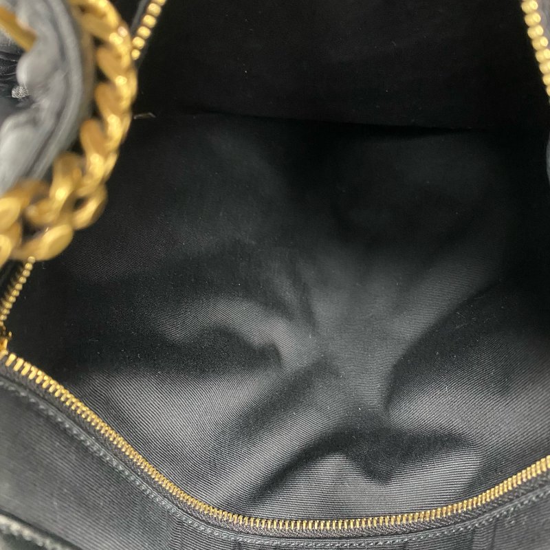 △ Saint Laurent 聖羅蘭 Agal Black Calfskin Shoulder Bag 黑色小牛皮肩背袋 -257024470-16