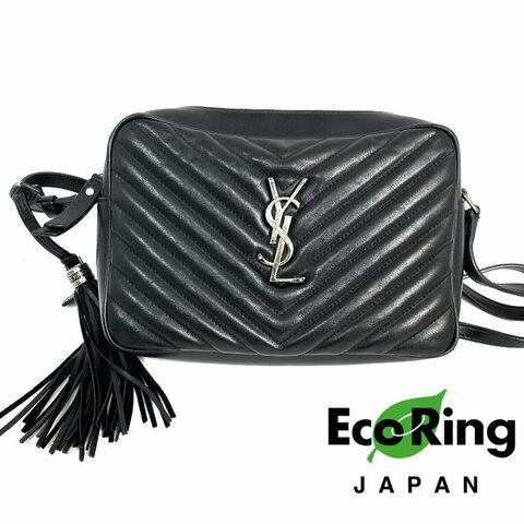 △ Saint Laurent 聖羅蘭 Black Calfskin Shoulder Bag 黑色小牛皮肩背袋 - 257023834