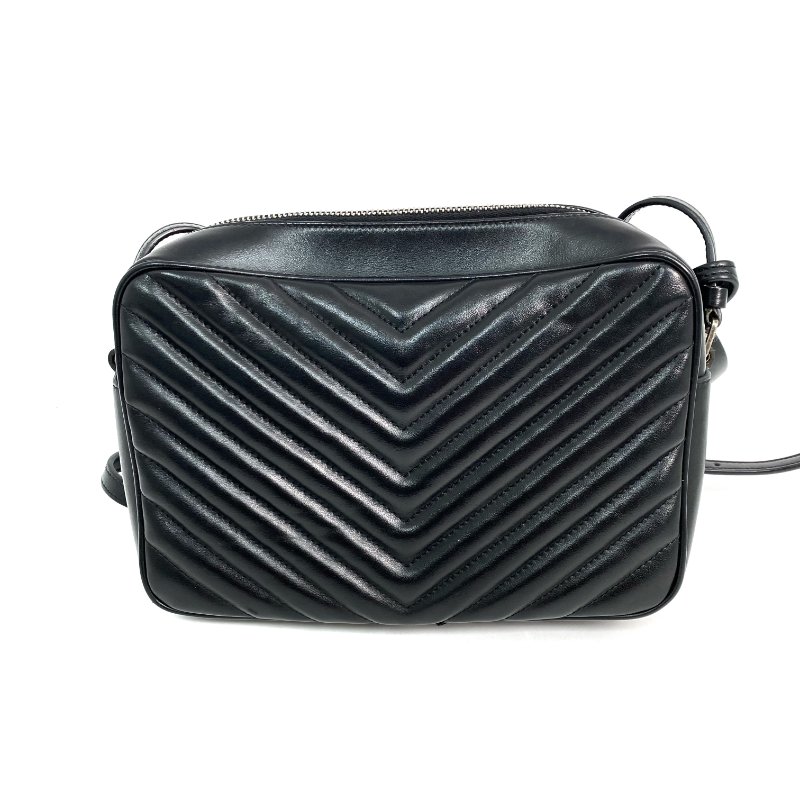 △ Saint Laurent 聖羅蘭 Black Calfskin Shoulder Bag 黑色小牛皮肩背袋 - 257023834-1