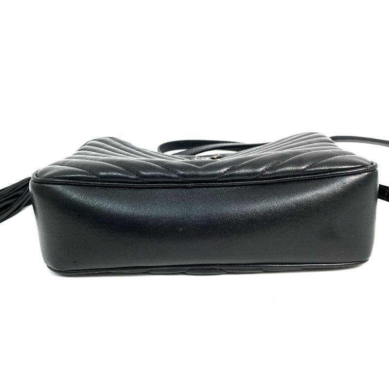 △ Saint Laurent 聖羅蘭 Black Calfskin Shoulder Bag 黑色小牛皮肩背袋 - 257023834-4