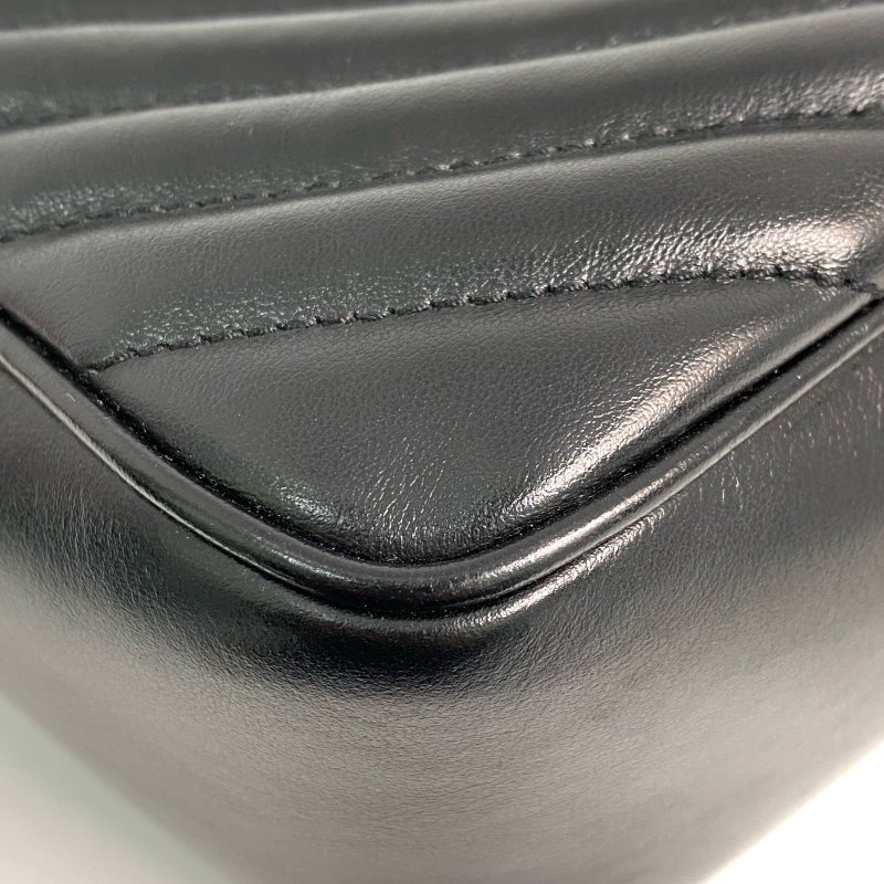 △ Saint Laurent 聖羅蘭 Black Calfskin Shoulder Bag 黑色小牛皮肩背袋 - 257023834-5