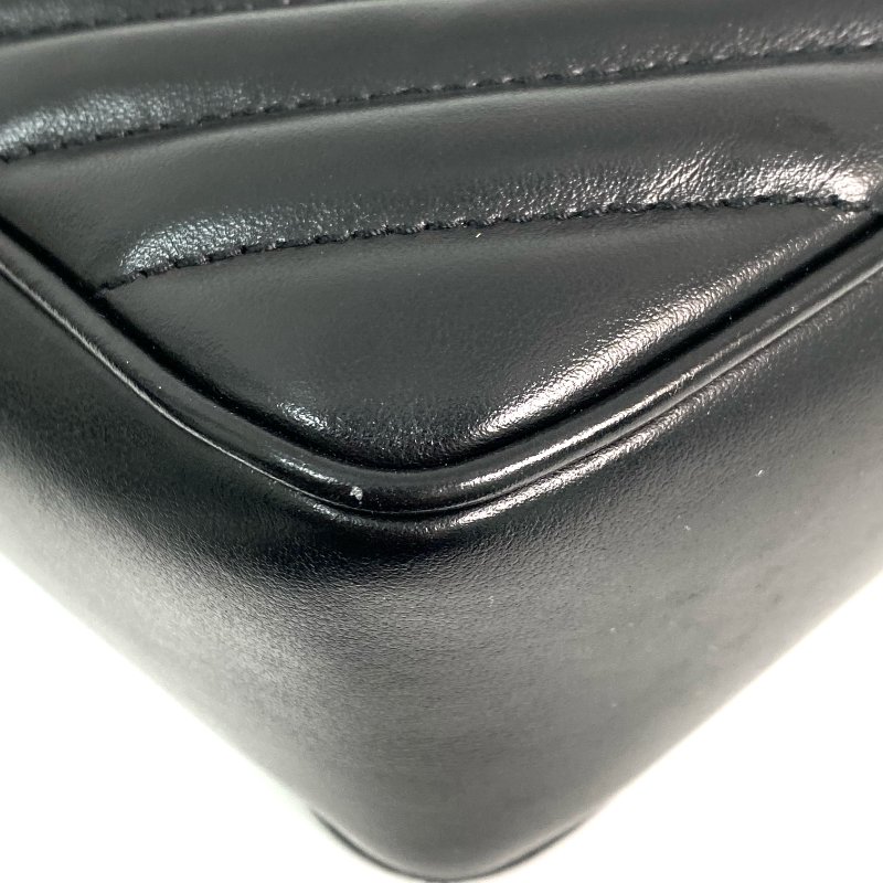 △ Saint Laurent 聖羅蘭 Black Calfskin Shoulder Bag 黑色小牛皮肩背袋 - 257023834-7