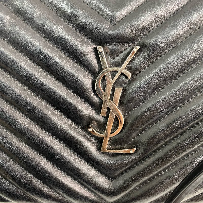 △ Saint Laurent 聖羅蘭 Black Calfskin Shoulder Bag 黑色小牛皮肩背袋 - 257023834-11