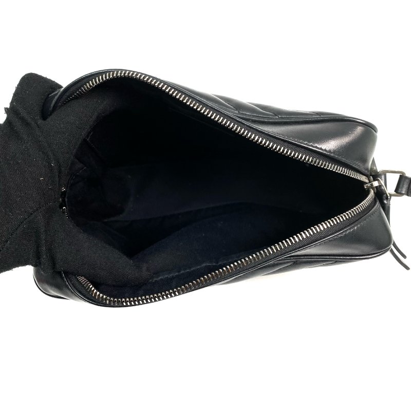 △ Saint Laurent 聖羅蘭 Black Calfskin Shoulder Bag 黑色小牛皮肩背袋 - 257023834-12