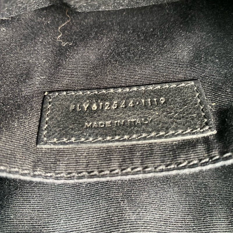 △ Saint Laurent 聖羅蘭 Black Calfskin Shoulder Bag 黑色小牛皮肩背袋 - 257023834-16