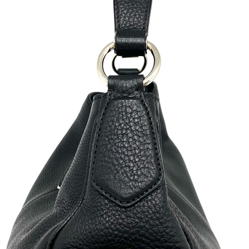 ☆ Prada 普拉達 Black Calfskin Shoulder Bag 黑色小牛皮肩背袋 - 257024112-4