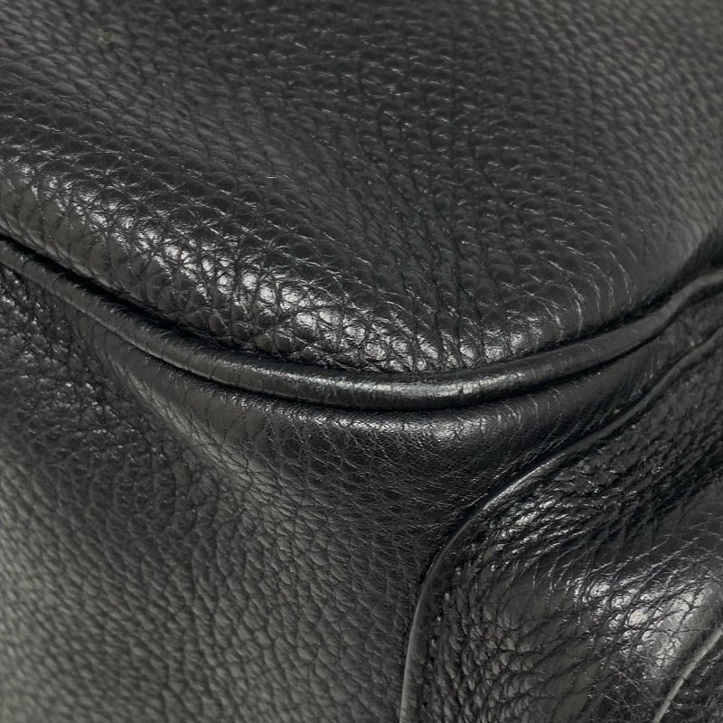 ☆ Prada 普拉達 Black Calfskin Shoulder Bag 黑色小牛皮肩背袋 - 257024112-13