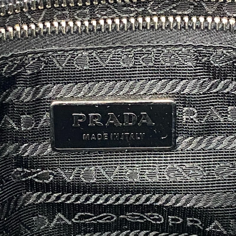 ☆ Prada 普拉達 Black Calfskin Shoulder Bag 黑色小牛皮肩背袋 - 257024112-16