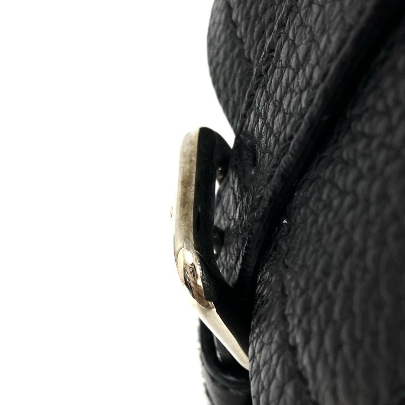 ☆ Prada 普拉達 Black Calfskin Shoulder Bag 黑色小牛皮肩背袋 - 257024112-22