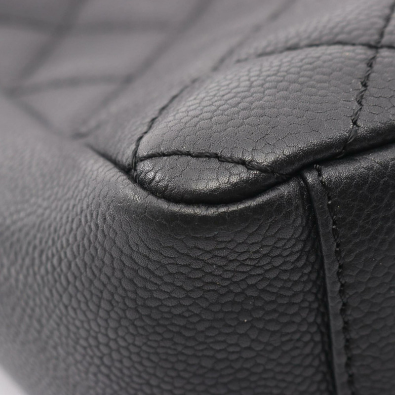 香奈兒女士 Matelasse PST 小牛皮手提包,黑色-5