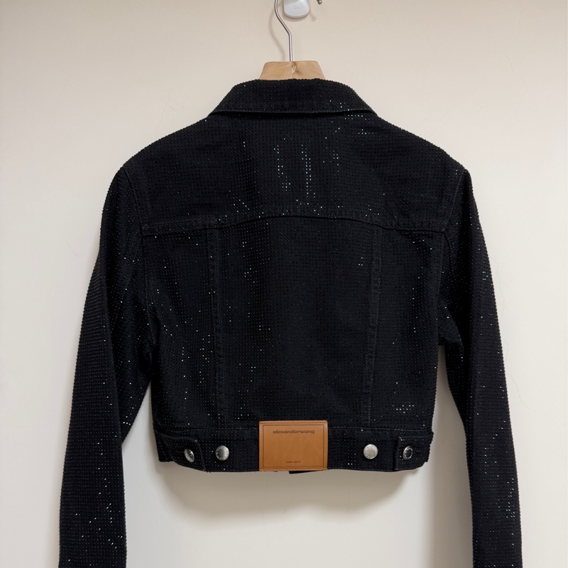 Alexander wang 滿鑽牛仔外套 超級無敵閃 原價近四萬-1