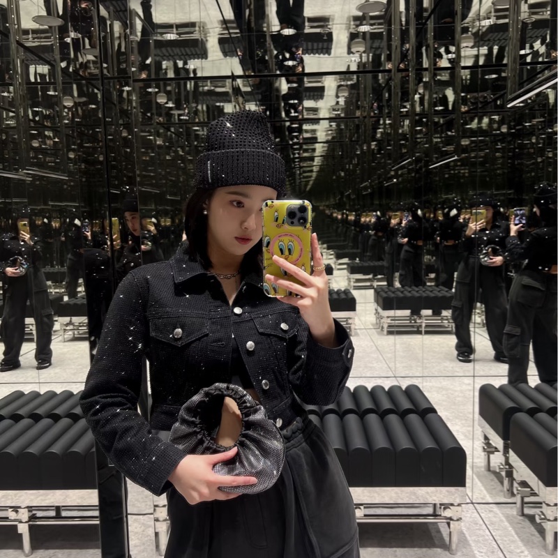 Alexander wang 滿鑽牛仔外套 超級無敵閃 原價近四萬-10