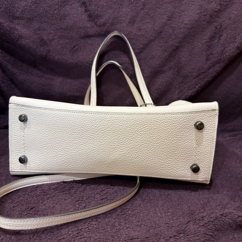 COACH 大容量素面托特包-7