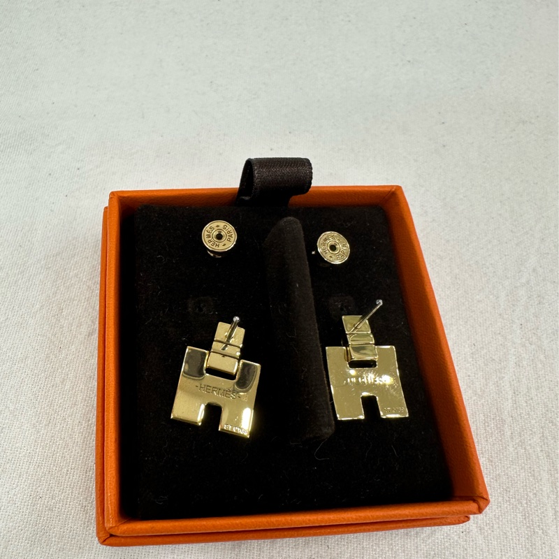 Hermes愛馬仕Hermes Eileen H 耳釘耳環-2