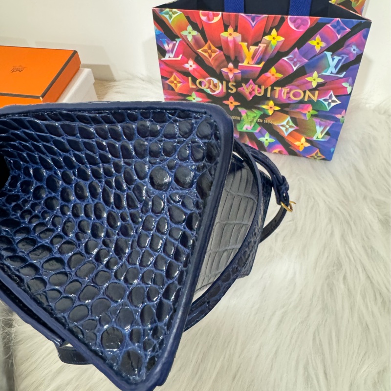 Balenciaga S小號 鱷魚壓紋沙漏包-16